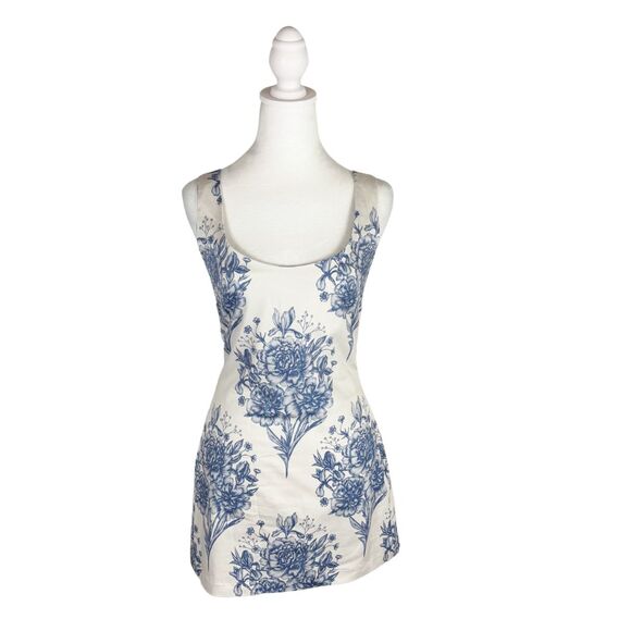Isla & White Amy Floral Mini Dress New With Tags Small - Picture 4 of 12